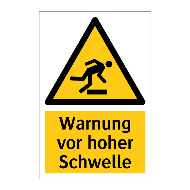 Warnung vor hoher Schwelle