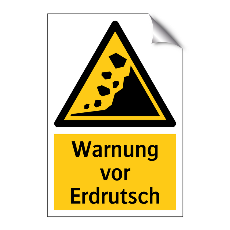 Warnung vor Erdrutsch