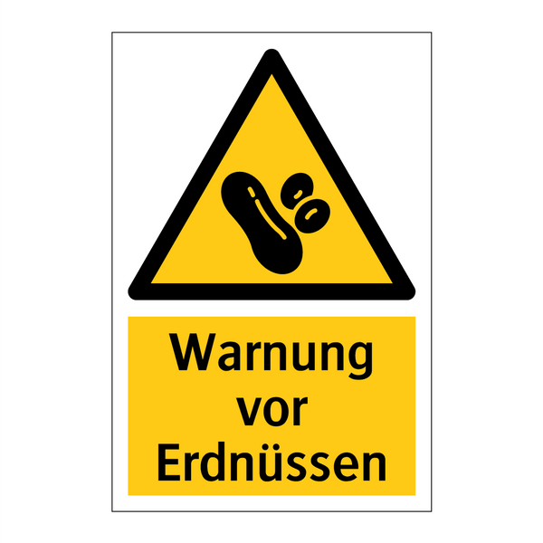 Warnung vor Erdnüssen