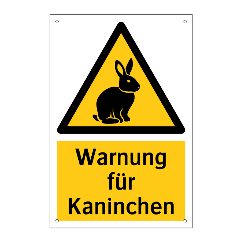 Warnung für Kaninchen