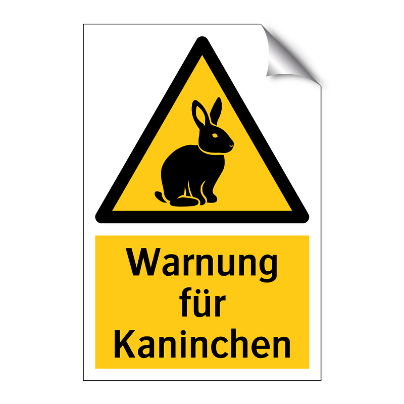 Warnung für Kaninchen