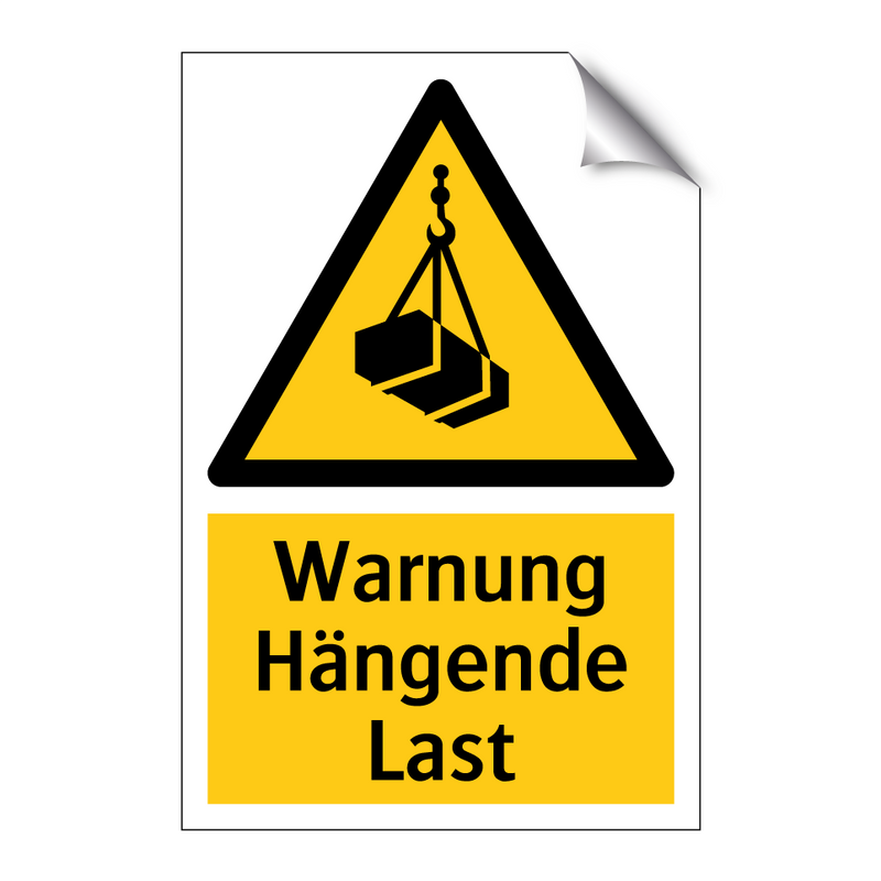 Warnung Hängende Last