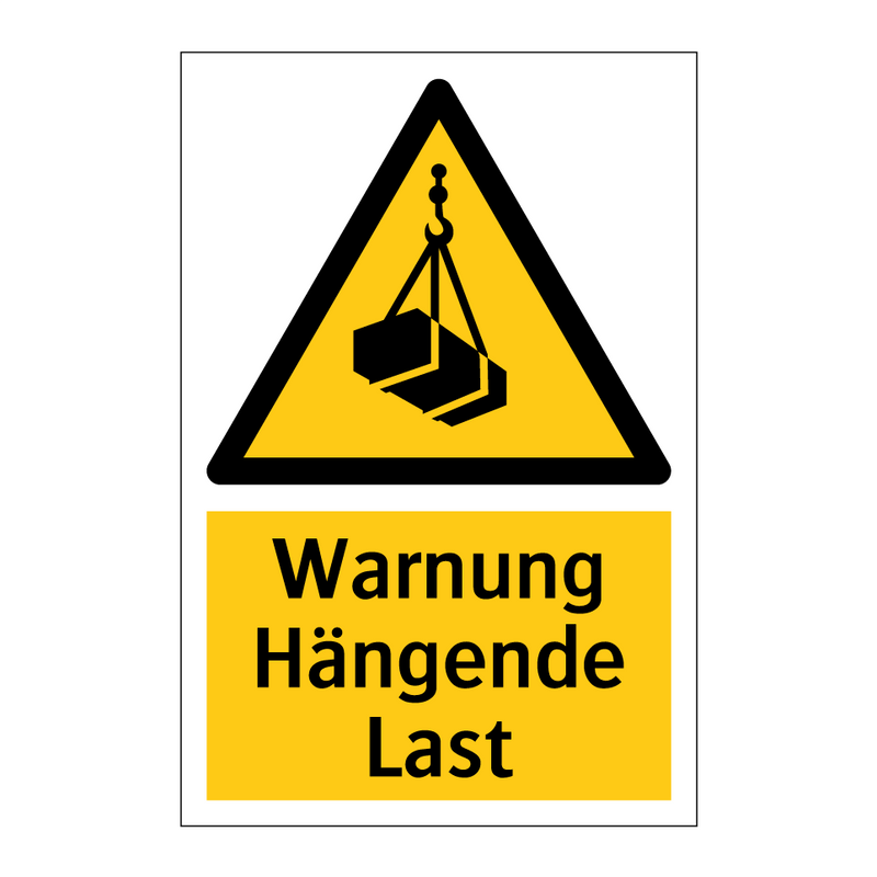 Warnung Hängende Last