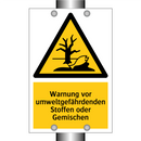 Warnung vor umweltgefährdenden Stoffen oder Gemischen