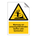 Warnung vor umweltgefährdenden Stoffen oder Gemischen