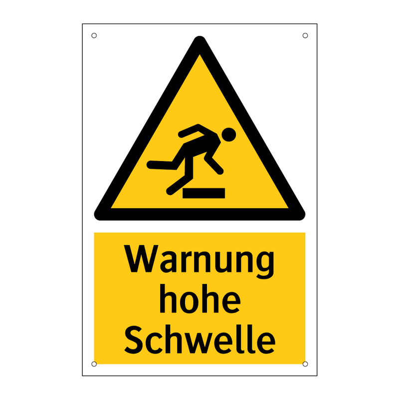 Warnung hohe Schwelle
