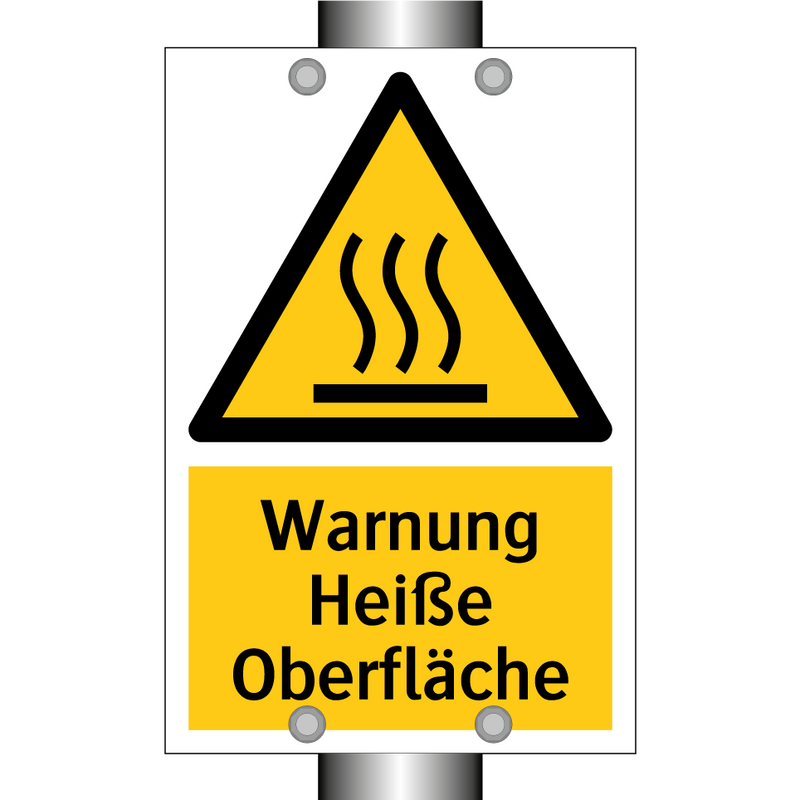 Warnung Heiße Oberfläche