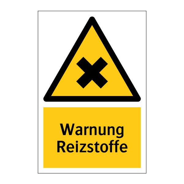 Warnung Reizstoffe