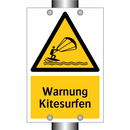 Warnung Kitesurfen