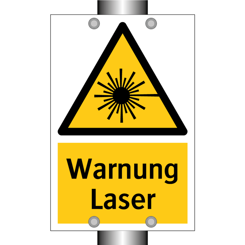 Warnung Laser