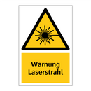 Warnung Laserstrahl