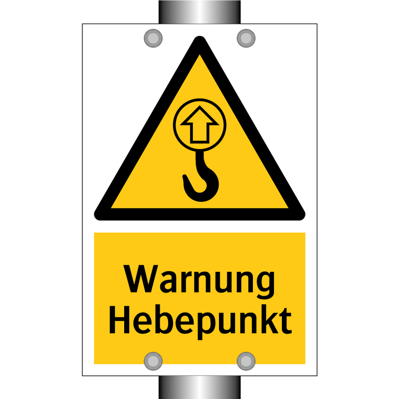 Warnung Hebepunkt