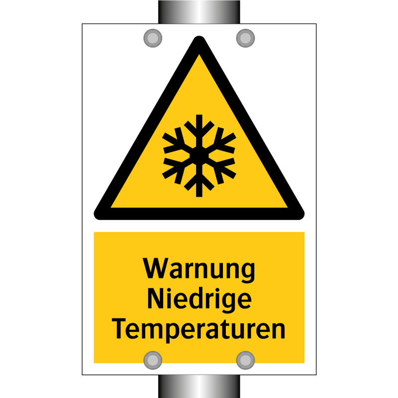 Warnung Niedrige Temperaturen