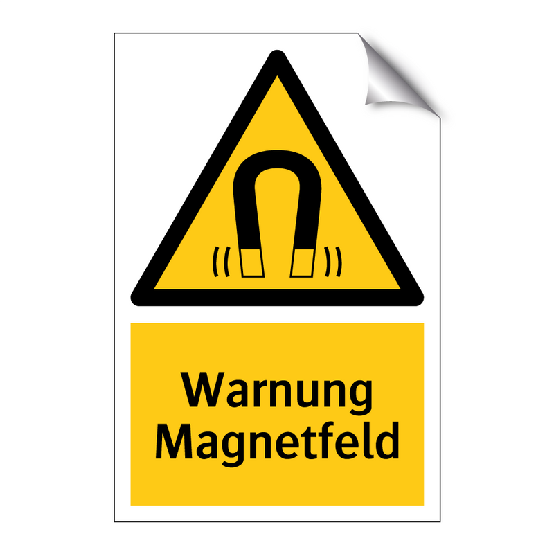 Warnung Magnetfeld