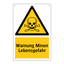 Warnung Minen Lebensgefahr