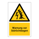 Warnung vor Störlichtbogen