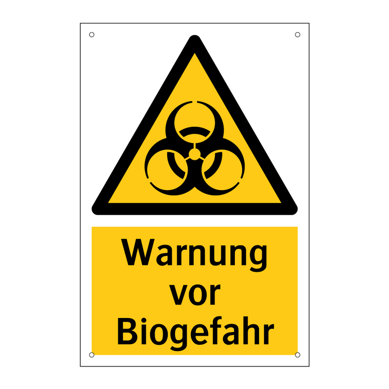 Warnung vor Biogefahr