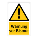 Warnung vor Bismut
