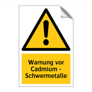 Warnung vor Cadmium - Schwermetalle