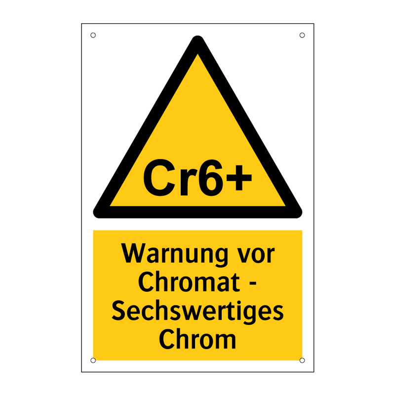 Warnung vor Chromat - Sechswertiges Chrom