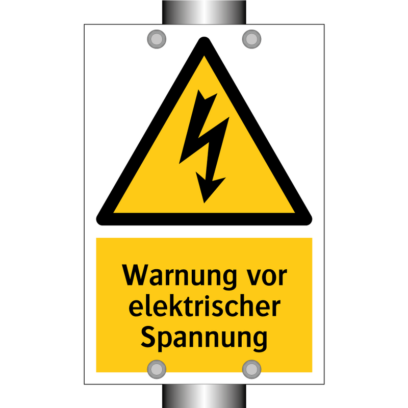 Warnung vor elektrischer Spannung