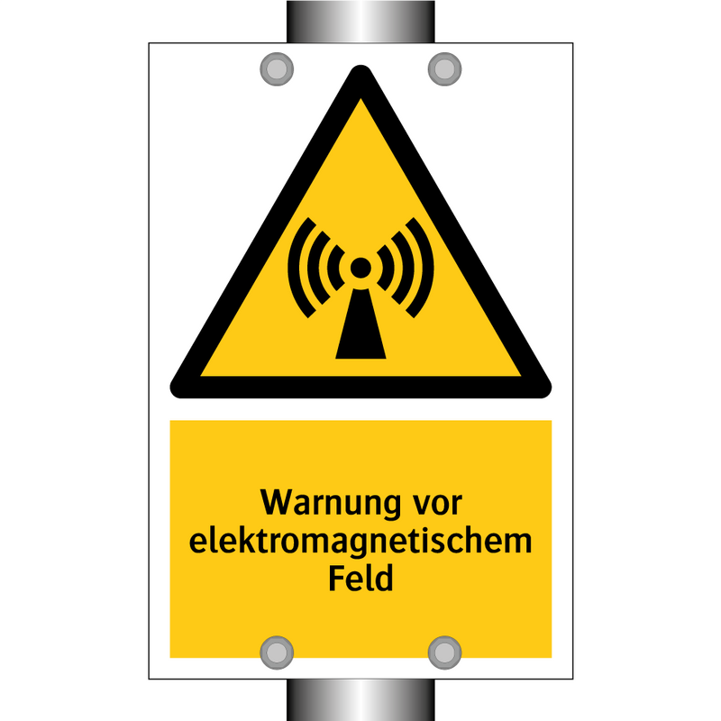 Warnung vor elektromagnetischem Feld
