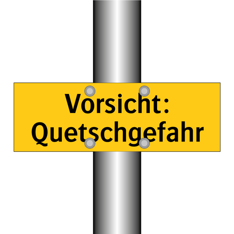 Vorsicht: Quetschgefahr