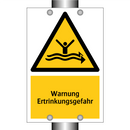 Warnung Ertrinkungsgefahr