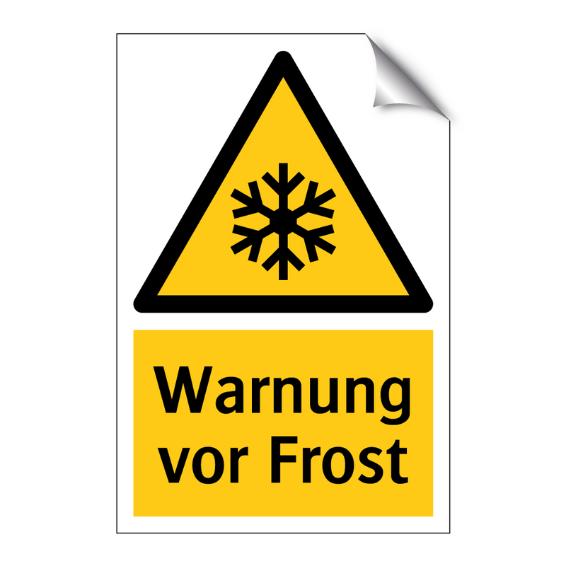 Warnung vor Frost