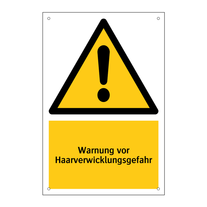 Warnung vor Haarverwicklungsgefahr