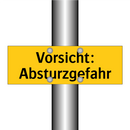 Vorsicht: Absturzgefahr