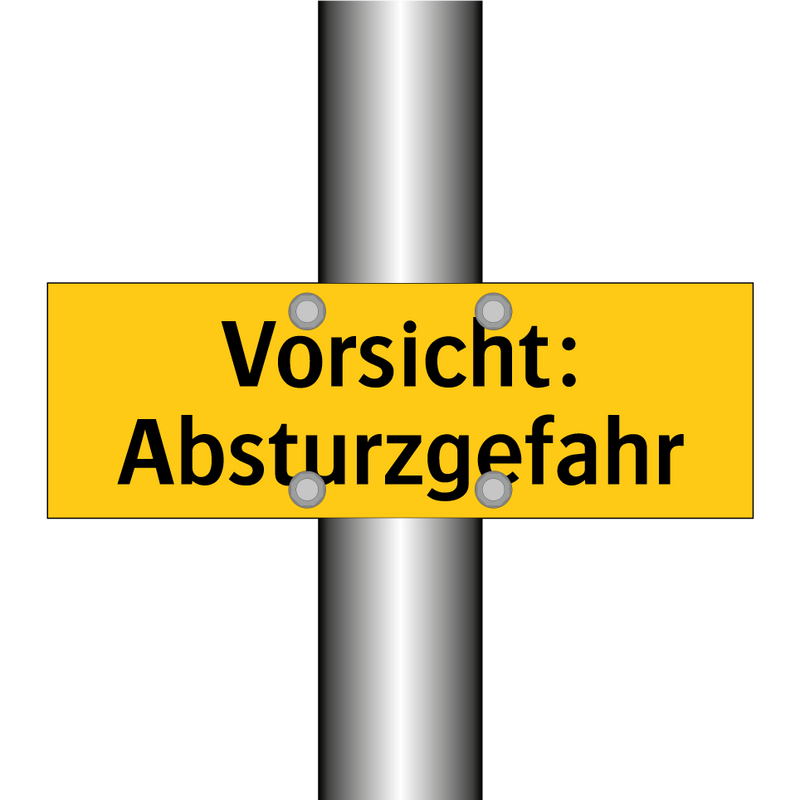 Vorsicht: Absturzgefahr