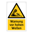 Warnung vor hohen Wellen