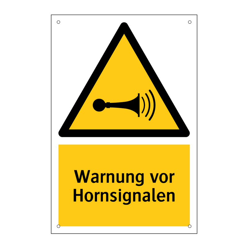 Warnung vor Hornsignalen