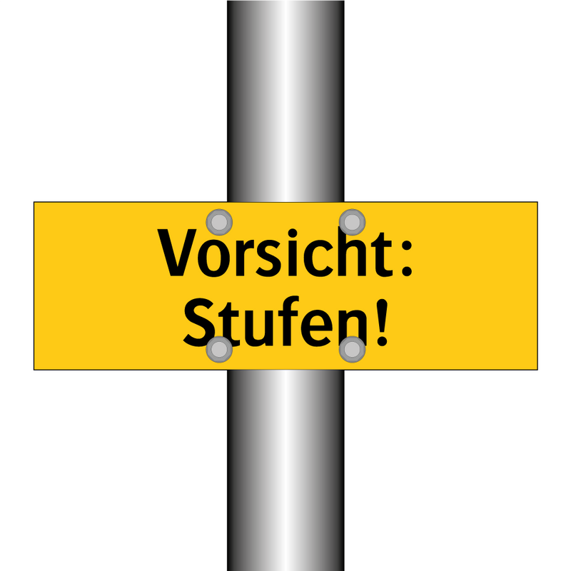 Vorsicht: Stufen!