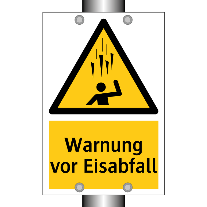Warnung vor Eisabfall