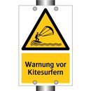 Warnung vor Kitesurfern