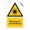Warnung vor Laserstrahlung