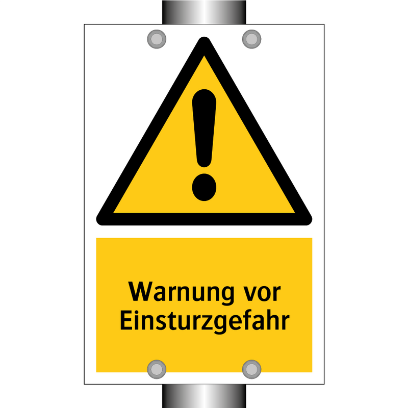 Warnung vor Einsturzgefahr