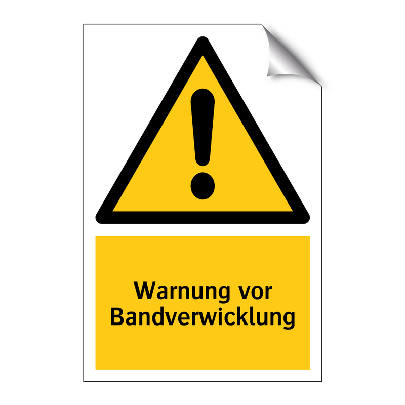 Warnung vor Bandverwicklung