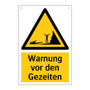 Warnung vor den Gezeiten