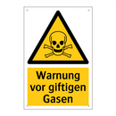 Warnung vor giftigen Gasen