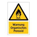 Warnung Organisches Peroxid