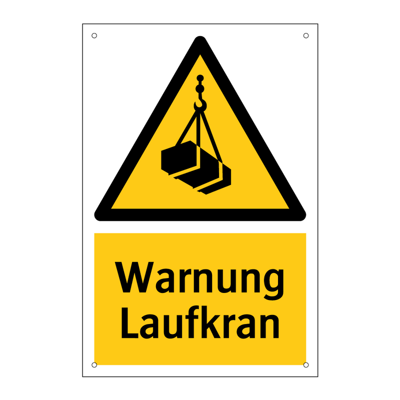 Warnung Laufkran