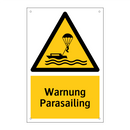 Warnung Parasailing