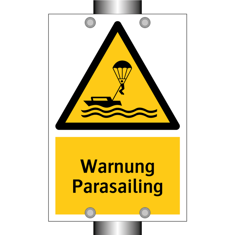 Warnung Parasailing