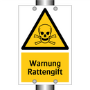 Warnung Rattengift