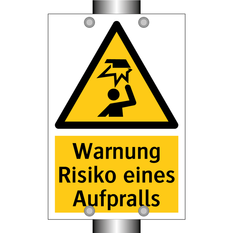 Warnung Risiko eines Aufpralls