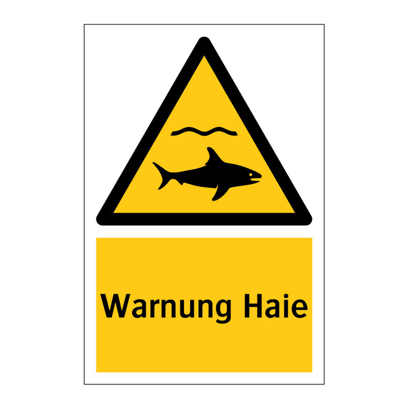 Warnung Haie
