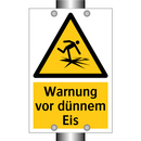 Warnung vor dünnem Eis